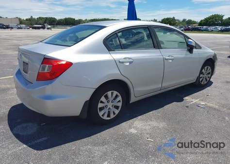 2012 Honda Civic Lx из США, поврежденный, VIN 19XFB2F5XCE018021